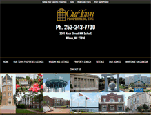 Tablet Screenshot of ourtownproperties.com